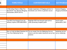 61 The Best Content Production Schedule Template Maker by Content Production Schedule Template