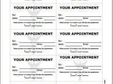 61 The Best Free Printable Appointment Card Template Formating by Free Printable Appointment Card Template