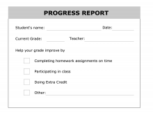 61 The Best High School Progress Report Card Template Layouts by High School Progress Report Card Template