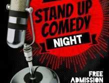 61 The Best Stand Up Comedy Flyer Templates Maker with Stand Up Comedy Flyer Templates