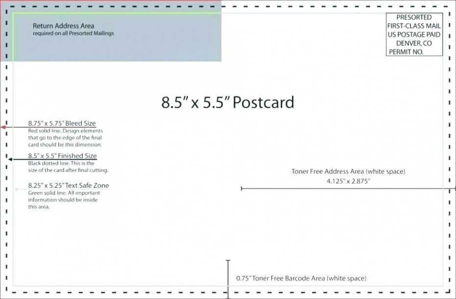 Usps Postcard Template Indesign Cards Design Templates
