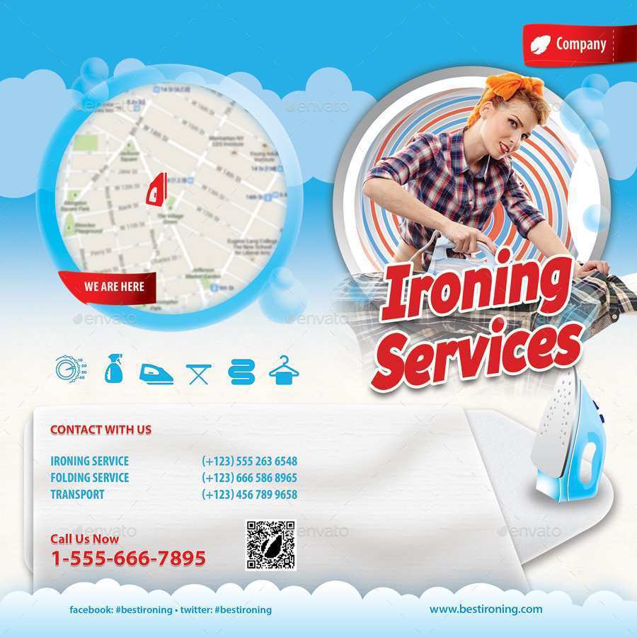61 Visiting Ironing Service Flyer Template With Stunning Design by Ironing Service Flyer Template