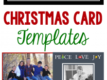 61 Visiting Make Your Own Christmas Card Templates Layouts for Make Your Own Christmas Card Templates