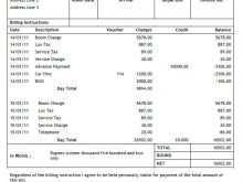 Tax Invoice Format For Hotel