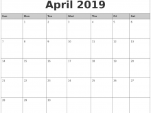 62 Adding Daily Calendar Template April 2019 Templates by Daily Calendar Template April 2019