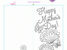 62 Adding Mother Day Card Template To Color For Free for Mother Day Card Template To Color