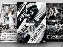 62 Best Black And White Party Flyer Template Layouts by Black And White Party Flyer Template