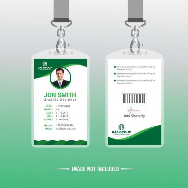 62 Best Id Card Template For Office Download by Id Card Template For ...
