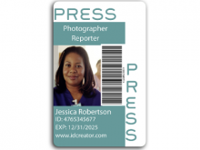 62 Best Journalist Id Card Template PSD File by Journalist Id Card Template