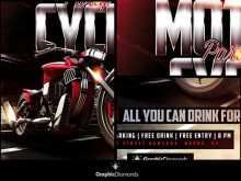 62 Best Motorcycle Ride Flyer Template Layouts for Motorcycle Ride Flyer Template