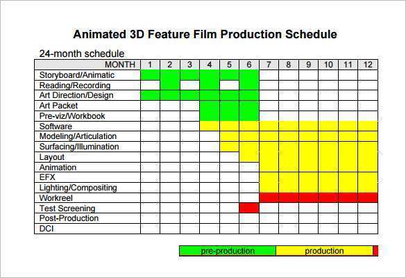 62 Best Video Production Schedule Template Excel by Video Production Schedule Template Excel