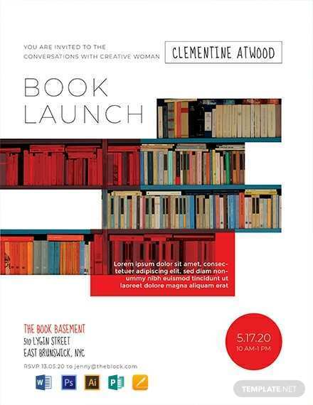 62 Blank Book Launch Flyer Template Now by Book Launch Flyer Template
