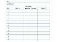 62 Blank Meeting Agenda Actions Template Maker with Meeting Agenda Actions Template
