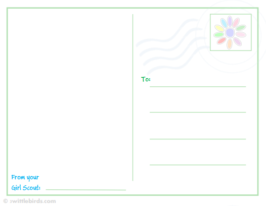62 Creating Postcard Activity Template PSD File for Postcard Activity Template