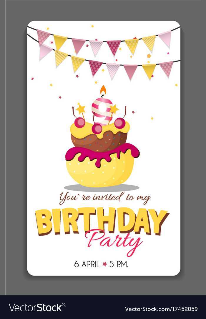 62 Creative Birthday Invitation Card Template Ai Layouts by Birthday Invitation Card Template Ai