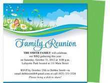 62 Creative Free Printable Family Reunion Flyer Templates Photo by Free Printable Family Reunion Flyer Templates