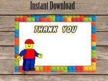 62 Creative Lego Thank You Card Template in Word for Lego Thank You Card Template