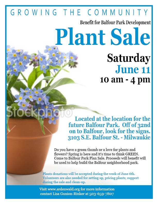 62 Creative Plant Sale Flyer Template in Photoshop with Plant Sale Flyer Template