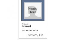 62 Customize Our Free Generic Id Card Template For Free with Generic Id Card Template