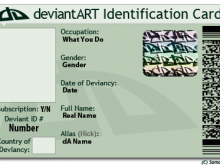 62 Format Id Card Template Psd Deviantart Formating for Id Card Template Psd Deviantart