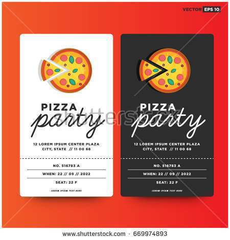 62 Format Pizza Party Flyer Template Free Maker for Pizza Party Flyer Template Free