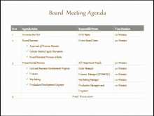 62 Free Hoa Meeting Agenda Template Now by Hoa Meeting Agenda Template
