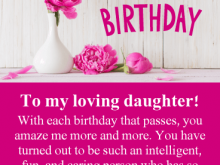 62 Free Printable Birthday Card Template Daughter by Birthday Card Template Daughter