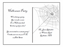 62 Free Printable Halloween Postcard Template Templates for Halloween Postcard Template