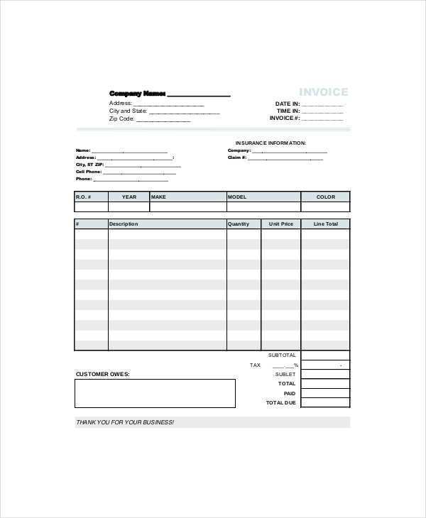 download-simple-repair-invoice-pictures-invoice-template-ideas