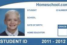 62 How To Create Id Card Template For Students PSD File by Id Card Template For Students
