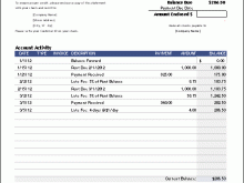 62 How To Create Invoice Statement Example For Free for Invoice Statement Example