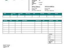 Template Of Construction Invoice
