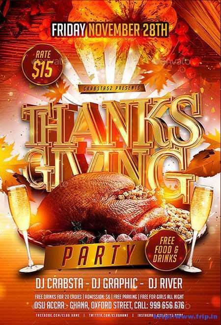 62 How To Create Thanksgiving Flyer Template Free Download PSD File for Thanksgiving Flyer Template Free Download