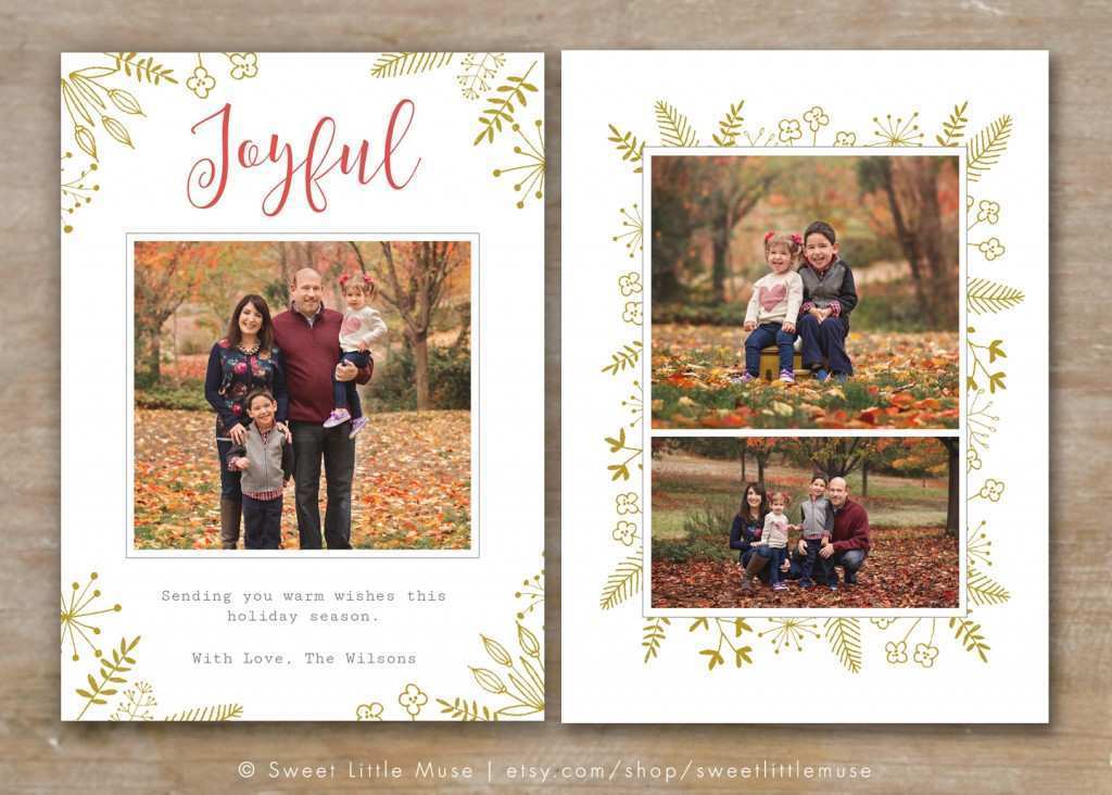62 Printable Christmas Card Template With Photo Insert PSD File by Christmas Card Template With Photo Insert