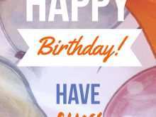Birthday Card Template Editor