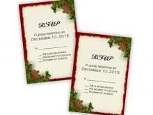 62 Report Christmas Rsvp Card Template for Christmas Rsvp Card Template