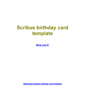 62 Report Scribus Birthday Card Template Now for Scribus Birthday Card Template