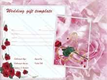 62 Report Wedding Gift Card Templates Free For Free for Wedding Gift Card Templates Free