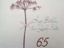 62 Standard 65Th Birthday Card Template in Photoshop by 65Th Birthday Card Template