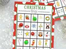 62 Standard Christmas Bingo Card Template For Free for Christmas Bingo Card Template