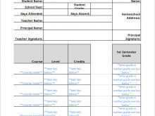 62 Standard Online High School Report Card Template Now by Online High School Report Card Template