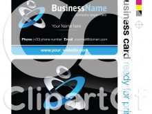 R+F Business Card Template