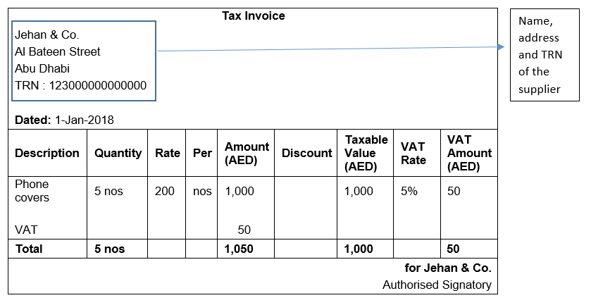 62 Standard Tax Invoice Template Dubai Download for Tax Invoice Template Dubai