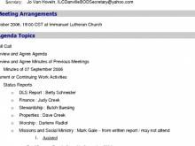 62 The Best Agenda Template For Church Meeting for Ms Word by Agenda Template For Church Meeting