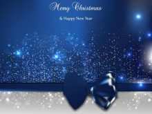 62 The Best Christmas Card Template Blue For Free by Christmas Card Template Blue