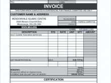 62 The Best Construction Tax Invoice Template in Photoshop with Construction Tax Invoice Template