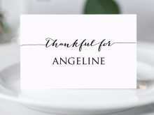 62 The Best Place Card Template Thanksgiving Formating with Place Card Template Thanksgiving