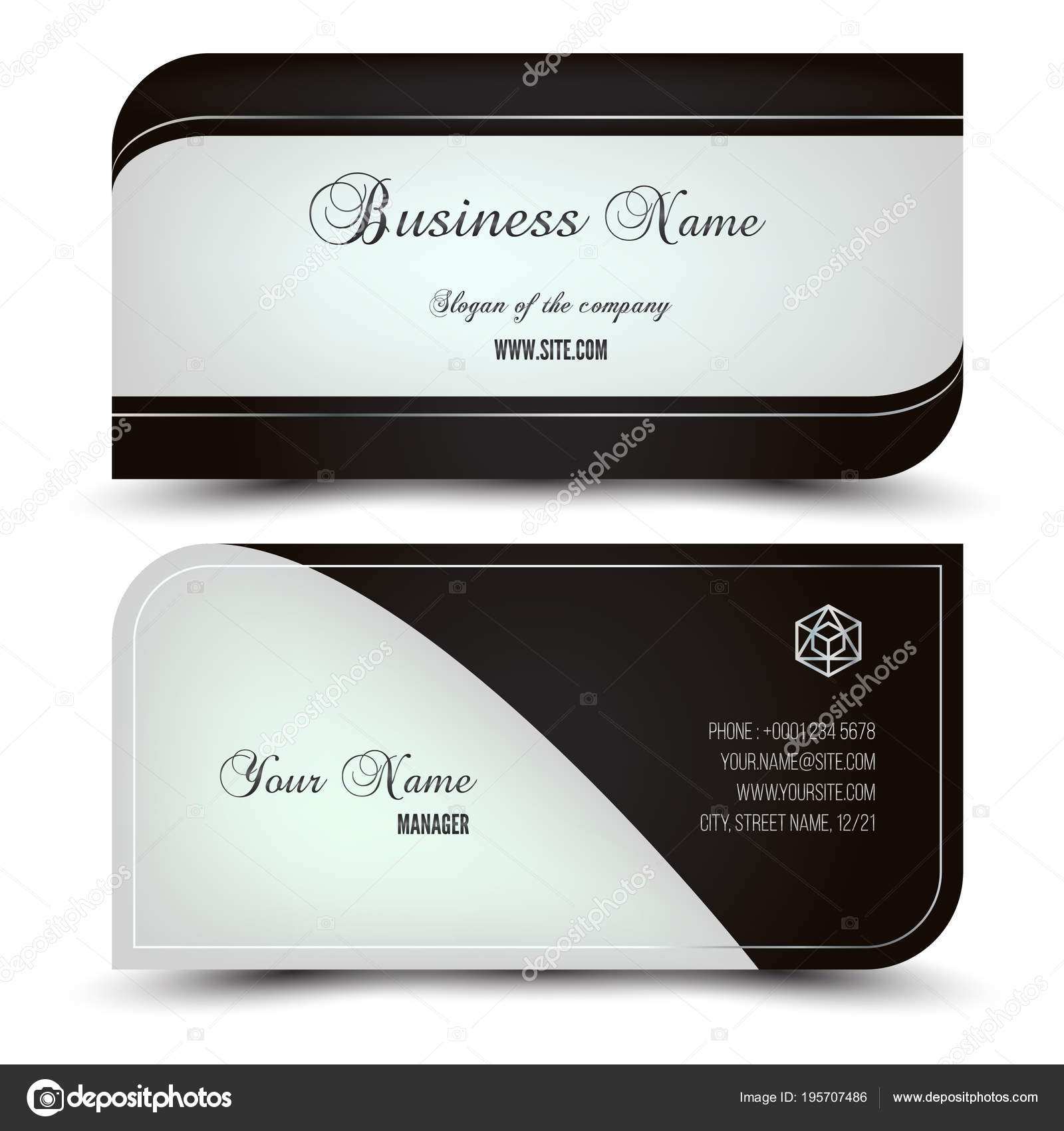 Business Card Size Template Psd