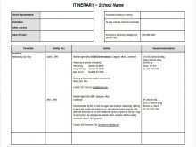 63 Adding Travel Itinerary Template Word 2010 Maker by Travel Itinerary Template Word 2010
