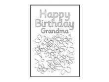 63 Best Birthday Card Template Grandma Formating by Birthday Card Template Grandma